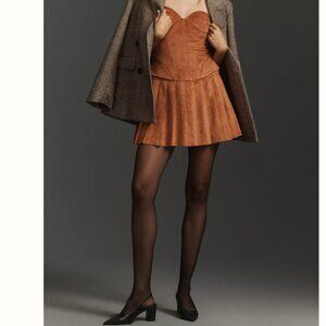 Mare Mare Strapless Corset Pleated Mini Dress